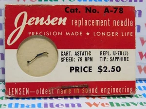JENSEN / A-78 / REPLACES ASTATIC U-78 (J) / 1 PIECE (qzty) - Picture 1 of 1
