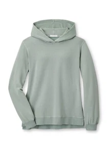 C142 Peter Millar Women’s Lava Wash Relaxed Hoodie Sage Fog Green Size Large - Picture 1 of 4