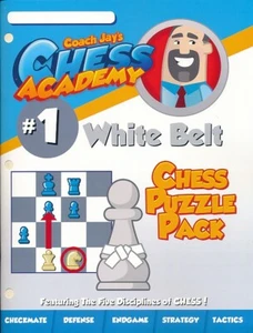 Coach Jay's Chess Academy - #1 White Belt Puzzles - Imagen 1 de 1