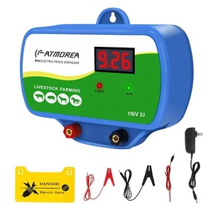 2J 11KV Electric Fence Energizer 6KM AC Powered Livestock Charger Controller - Picture 1 of 5