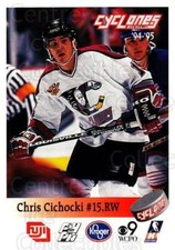 1994-95 Cincinnati Cyclones #6 Chris Cichocki
