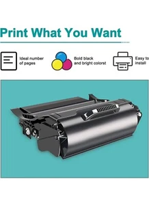 Lexmark 1650 High Yield Toner Cartridge - Compatible with T652/T654 - Picture 1 of 1