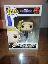 Funko Pop! Captain Marvel with Fire Hands Marvel The Marvels DOUBLE BOXED 