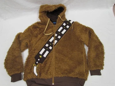 Star Wars Chewbacca Cosplay Costume Hoodie Faux Fur Jacket Teen/Adult - Small - Image 1 of 4