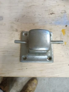 Vintage Chrome Plated Brass Big Mounting Cleat - Picture 1 of 10