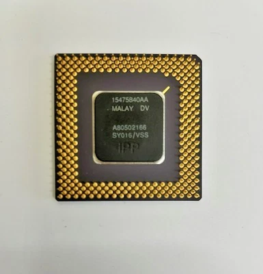 Intel Pentium SY016 166MHz 60MHz Bus Socket 7 Vintage Processor / CPU A80502166 - Image 1 of 4