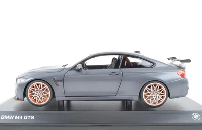 2016 BMW M4 GTS MATTE GRAY 1:18 by MINICHAMPS BMW DEALER EDITION NEW IN BOX - Image 1 of 4