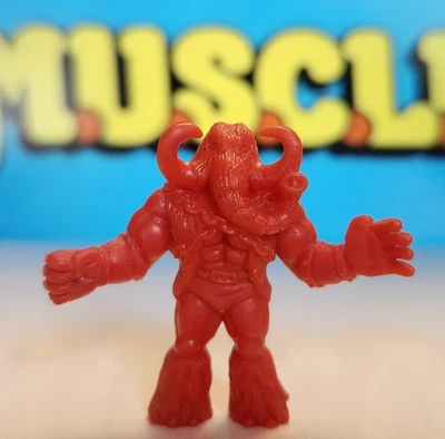 M.U.S.C.L.E. #163 Mammothman, rojo. Anime manga Kinnikuman Muscle Men. Juguetes años 80 Foto 1 de 4