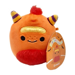 Squishmallows Halloween Special Edition Ernest the Orange Monster 5" NWT 2023 - Imagen 1 de 7