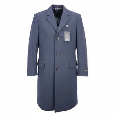 NWT Lauren Ralph Lauren Mens Luther Classic Fit Overcoat 38S in Midnight - $495 - Image 1 of 4