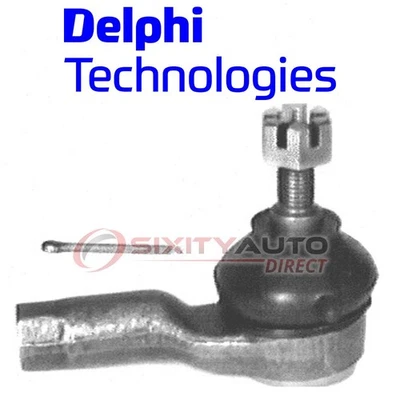 Delphi Front Outer Steering Tie Rod End for 1986-1989 Acura Integra Gear ld Foto 1 de 4