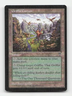 Griffin Canyon Visions # Magic the Gathering Rare - Image 1 of 2