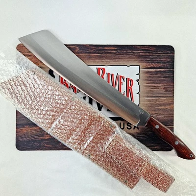 Cuchillos Bark River Senegal RARO mango de madera Cocobolo descontinuado funcionamiento limitado Foto 1 de 4