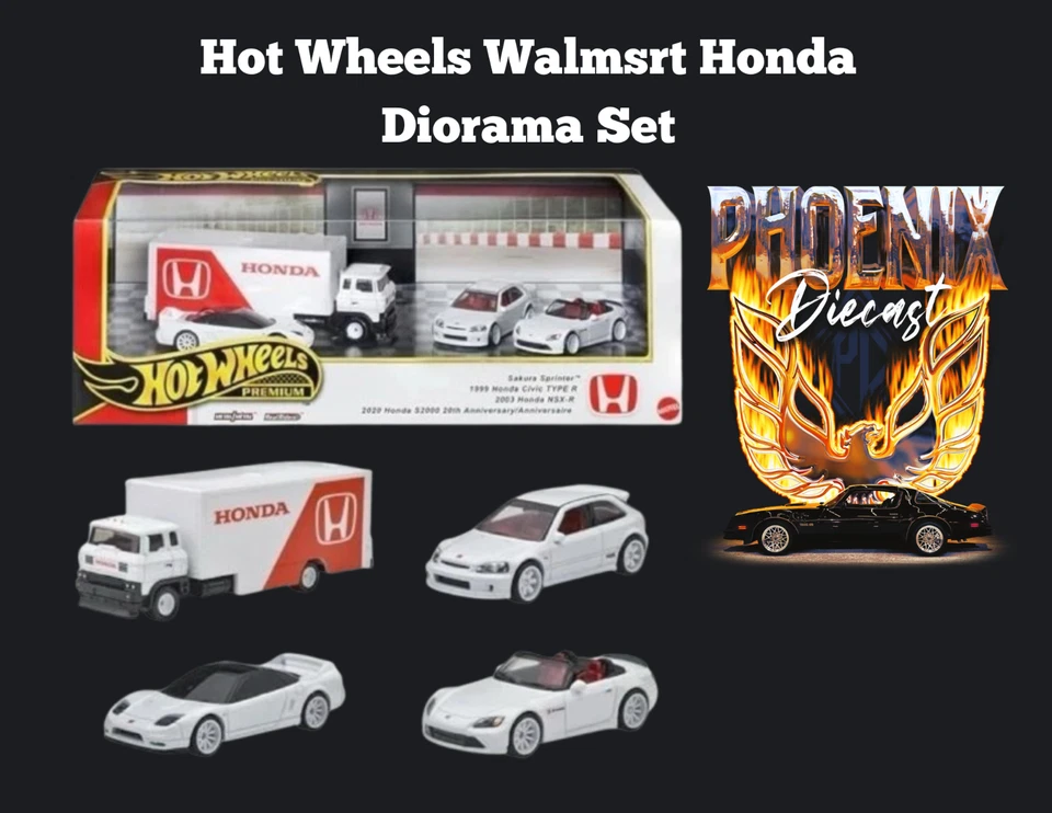 Hot Wheels Premium Diorama Collector Set Honda Type R Heritage 2025 GMH39-987D - Image 1 of 1