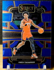 2023-24 Amen Thompson Panini Select Blue Prizm Rookie RC Mint - Picture 1 of 4