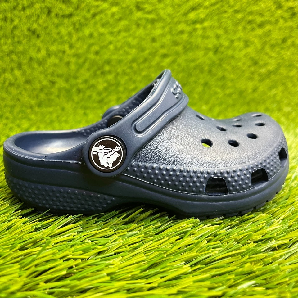 Crocs Classic Clog Toddler Size 7C Blue Beach Walking Outdoor Slip On Sandals - Image 1 of 4