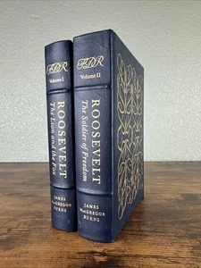 Franklin D Roosevelt James Burns Easton Press Library Presidents Two Volumes - Bild 1 von 15