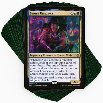 ***Custom Commander Deck*** Satoru Umezawa - Eldrazi Ninjas - EDH MTG Magic Card - Image 1 of 4