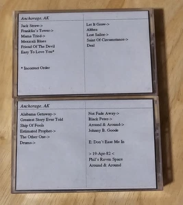Grateful Dead  2 Live Recording Cassettes  - Picture 1 of 5