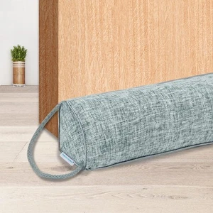 Weighted Door Draft Stopper - Triangular Gap Filler Blocks Bottom Up to 3”, U... - Bild 1 von 6