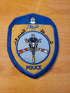 Algerische Motorrad Polizei Patch - Bild 1 von 1