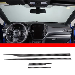 Front Dashboard Panel Cover Carbon Fiber Sticker For Subaru WRX STI 2022-2023 - Picture 1 of 23