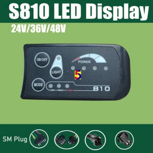 24V36V/48V LED S810 Meter Control Panel Ebike Display With 6Wires light output - Bild 1 von 12
