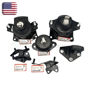 OEM ! 6PCS Engine Mount Kit For 2003-2007 Honda Accord V6 3.0L Auto Trans New US - Picture 1 of 9