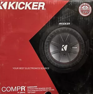 NEW Kicker 43CWR82 CompR Series 8" Subwoofer with Dual 2-Ohm Voice Coils - Picture 1 of 1