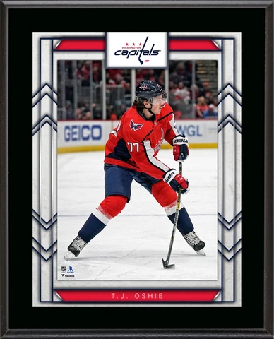 T.J. Oshie Washington Capitals 10.5" x 13" Sublimated Player Plaque Cover