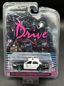 2022 Greenlight CHASE 2001 FORD CROWN VICTORIA POLICE INTERCEPTOR Hollywood Driv - Picture 1 of 3
