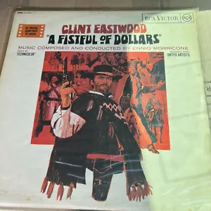 Free P&P. Vinyl The Lp hey fistful of dollars Clint Eastwood - Picture 1 of 19