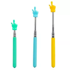 Retractable Finger Pointer Stick for Classroom Extendable Telescopic Presenta... - Picture 1 of 5
