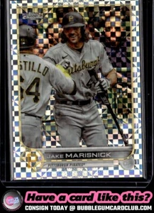 2022 Topps Chrome Update Jake Marisnick X-Fractor /99 Pittsburgh Pirates - Picture 1 of 2