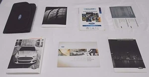 2014 FORD FUSION OWNERS MANUAL 6 PC SET & BLACK FORD SPORTY DENIM FACTORY CASE - Picture 1 of 9