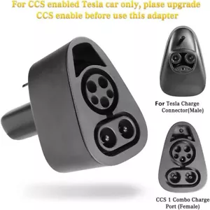 CCS 1 Fast Charging Adapter For Tesla Model 3/S/X/Y Up to 250KW DC Charger Combo - Picture 1 of 6
