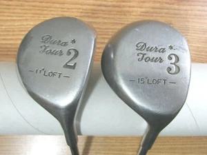 Dura Tour 2W and 3W fairway woods set, 11 and 15 degree lofts - Picture 1 of 12