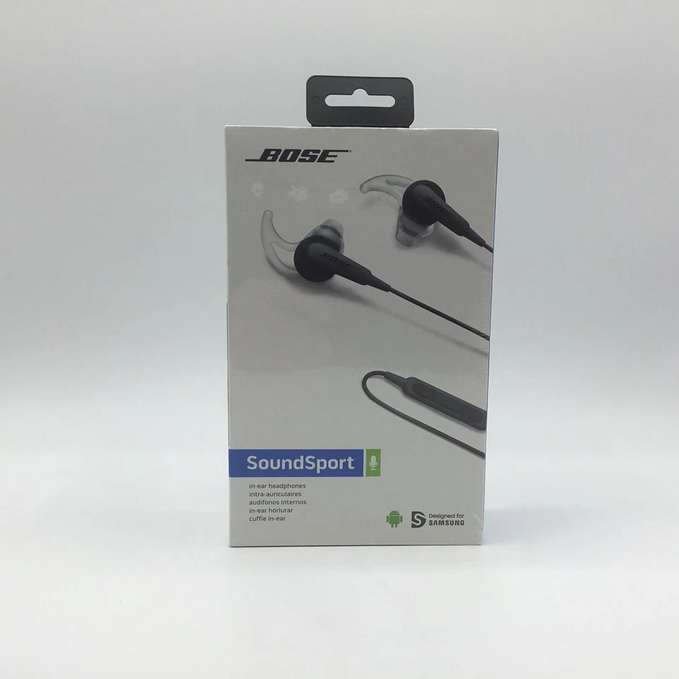 Cuffie auricolari Bose SoundSport in scatola per Samsung/Android antracite 741776-0070 - Immagine 1 di 1