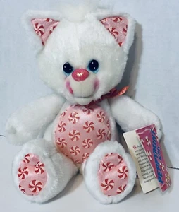 Yum Yums "Peppymint Kitty," Candy Scented, Kenner/Hallmark 1989 Plush Figure 14" - Picture 1 of 23