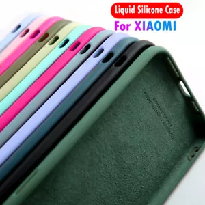 Do Xiaomi Redmi Note 14 13 12 11 10 9 Pro Plus płynny silikon miękkie etui pokrowiec - Zdjęcie 1 z 21