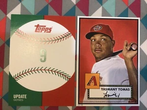 YASMANY TOMAS #9 DiamondBacks 54/99 Made 2015 Topps 5x7 1952 Tribute Update - Picture 1 of 1