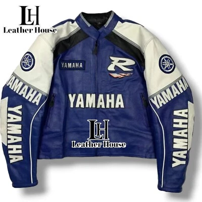 Yamaha Leather Jacket Yamaha Biker Racing Jacket - Image 1 of 3