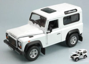 Land Rover Defender 90 1984 White 1:24 Model 0342 WELLY - Foto 1 di 1
