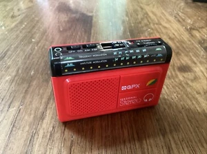 Walkabout stereo personale vintage modello GPX A2845 radio AM/FM anni '90 testato rosso - Foto 1 di 7