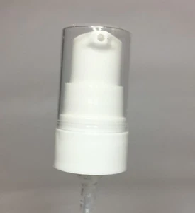 White Serum Pump 20/410 20mm Serum Pump And Over Cap- Dispenser Pump ANY AMOUNT - Picture 1 of 3