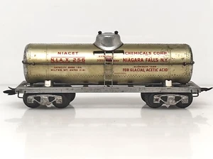 Vintage MARX O Gauge #256 NIAX NIACET Chemicals Corp Tank Car - Picture 1 of 12