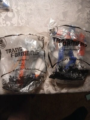 2 McDonald's transcommerce optimus optimus prime and megatron - Image 1 of 4