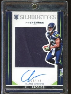2016 Panini Preferred Silhouettes CJ Prosise RPA Patch Auto #/149 Player Worn - Picture 1 of 2