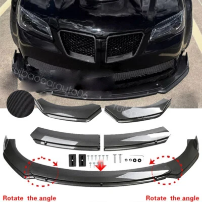 Carbon Style Front Bumper Lip Body Splitter For Pontiac G6 G8 GTO Grand Prix - Image 1 of 4