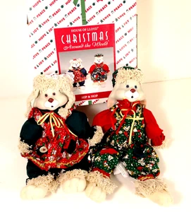 Vintage House Of Lloyd Christmas Around the World Hip & Hop Porzellan Hase Set - Bild 1 von 11